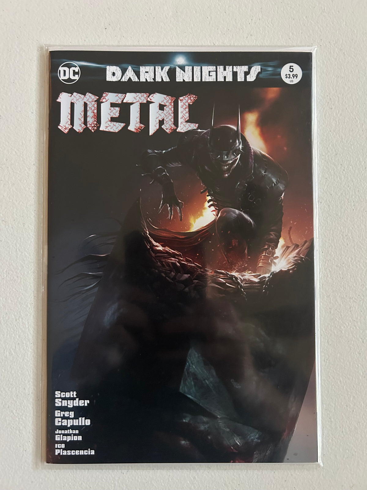 Dark Nights Metal 5 DC 2018 Francesco Mattina Variant
