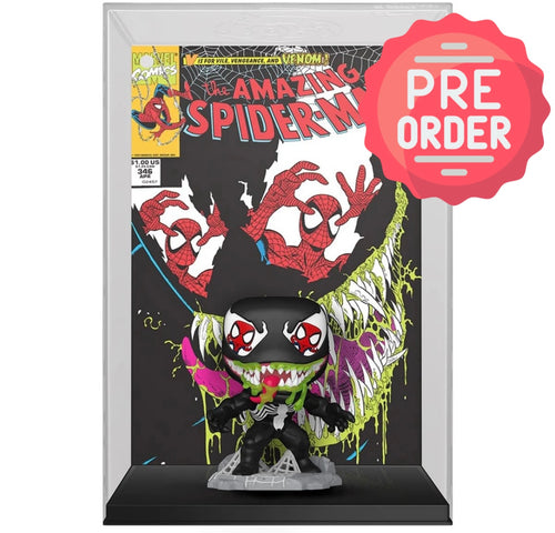 Amazing Spider-Man #346 Venom Funko Pop! Comic Cover Figure #81 with Case