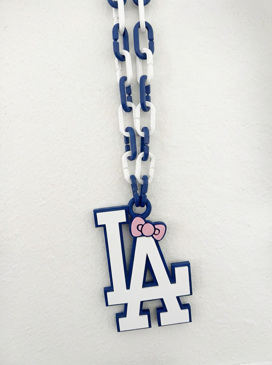 Ladies Dodgers OVERSIZED chain