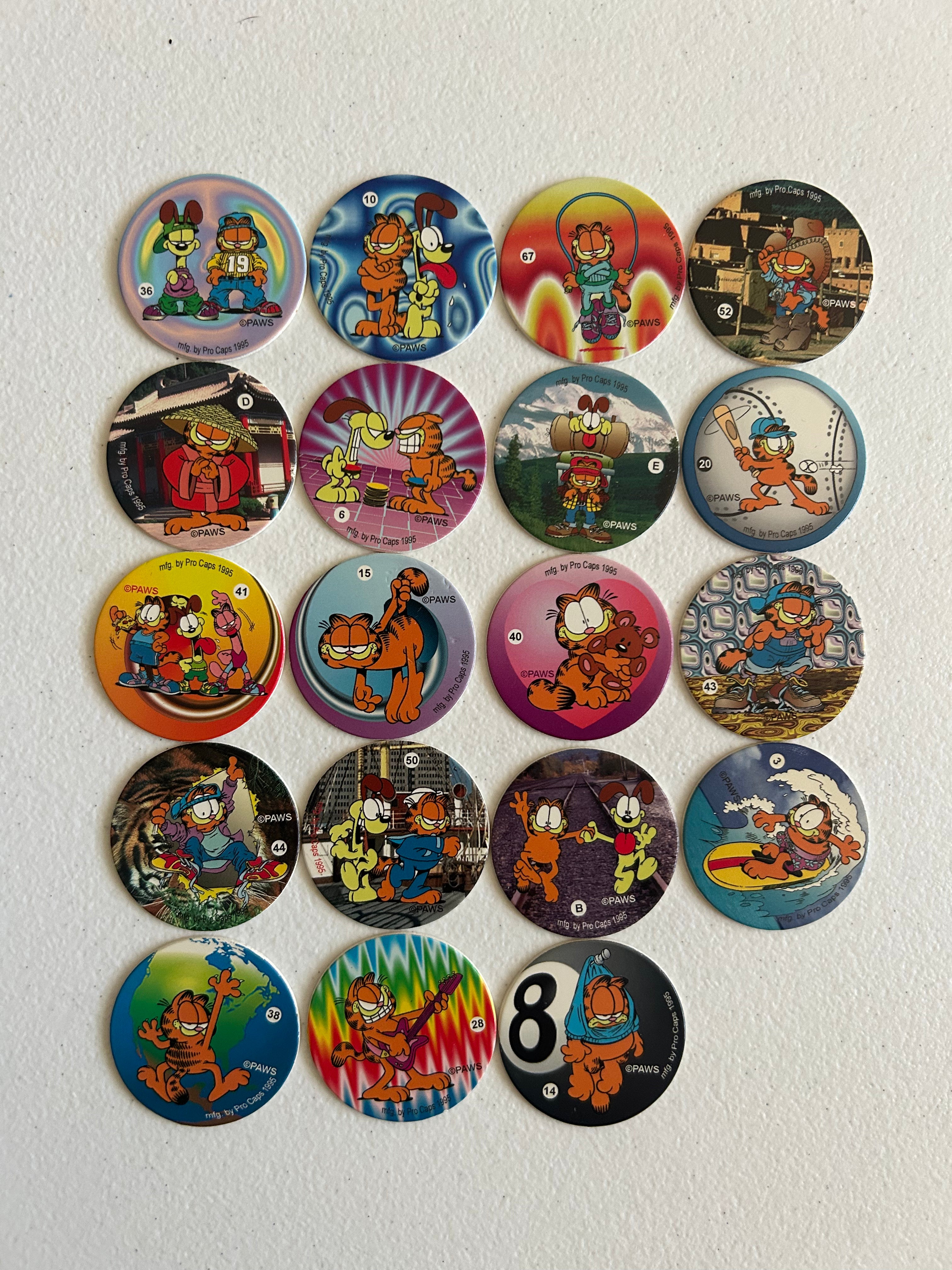 Garfield POGS set