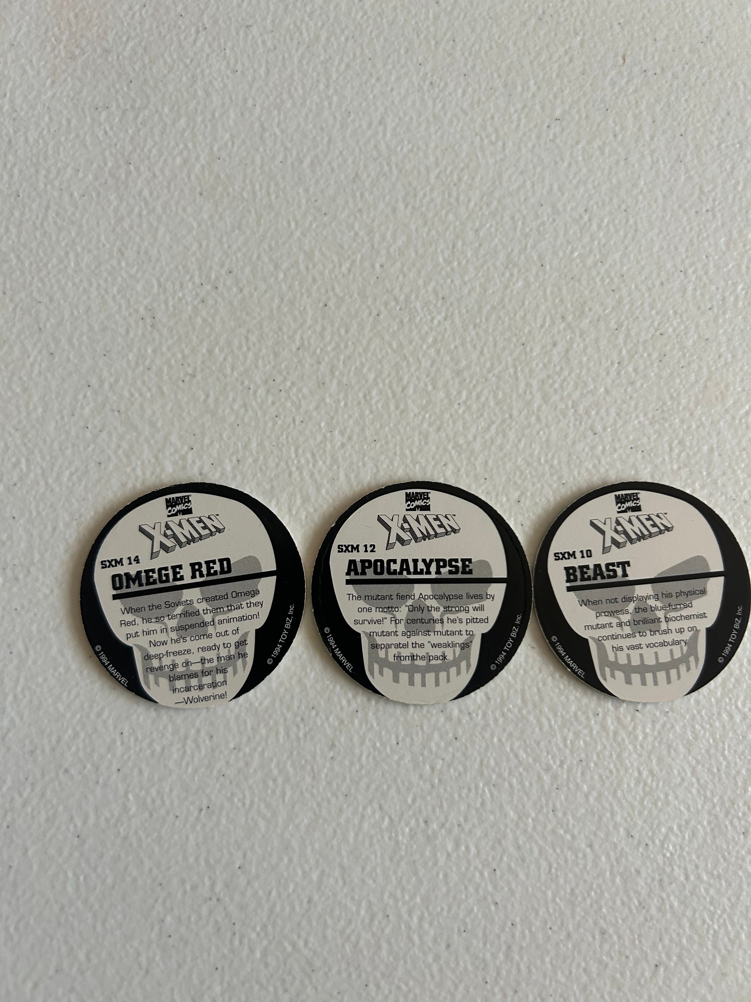X-Men POGS set