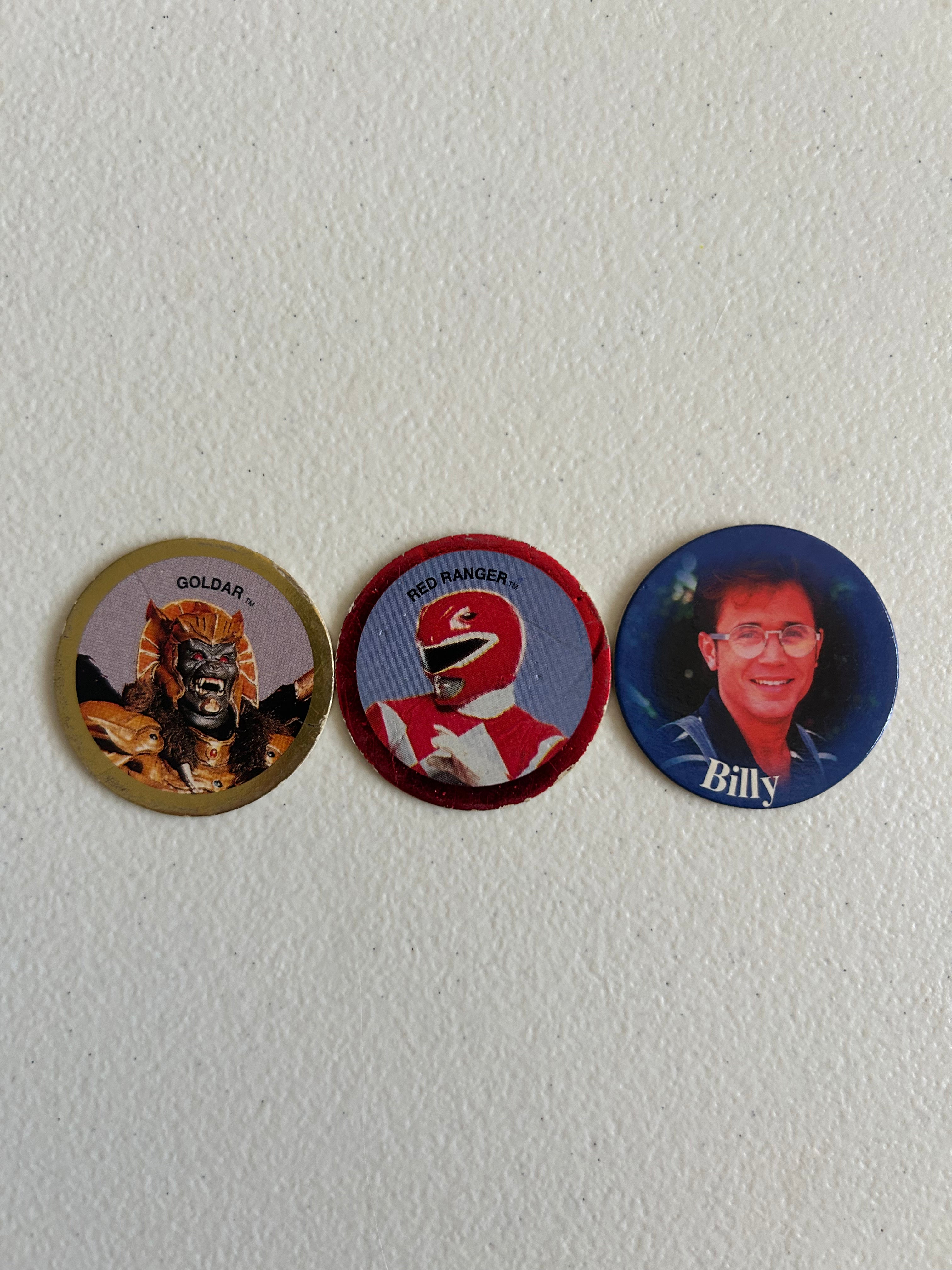 Power rangers POGS set