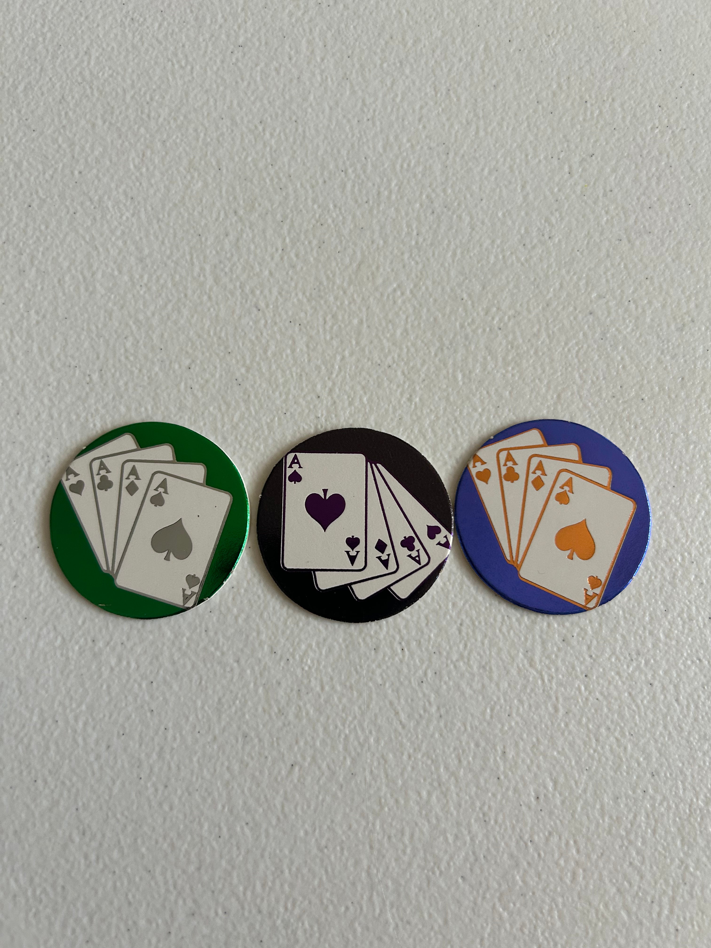 Aces POGS set