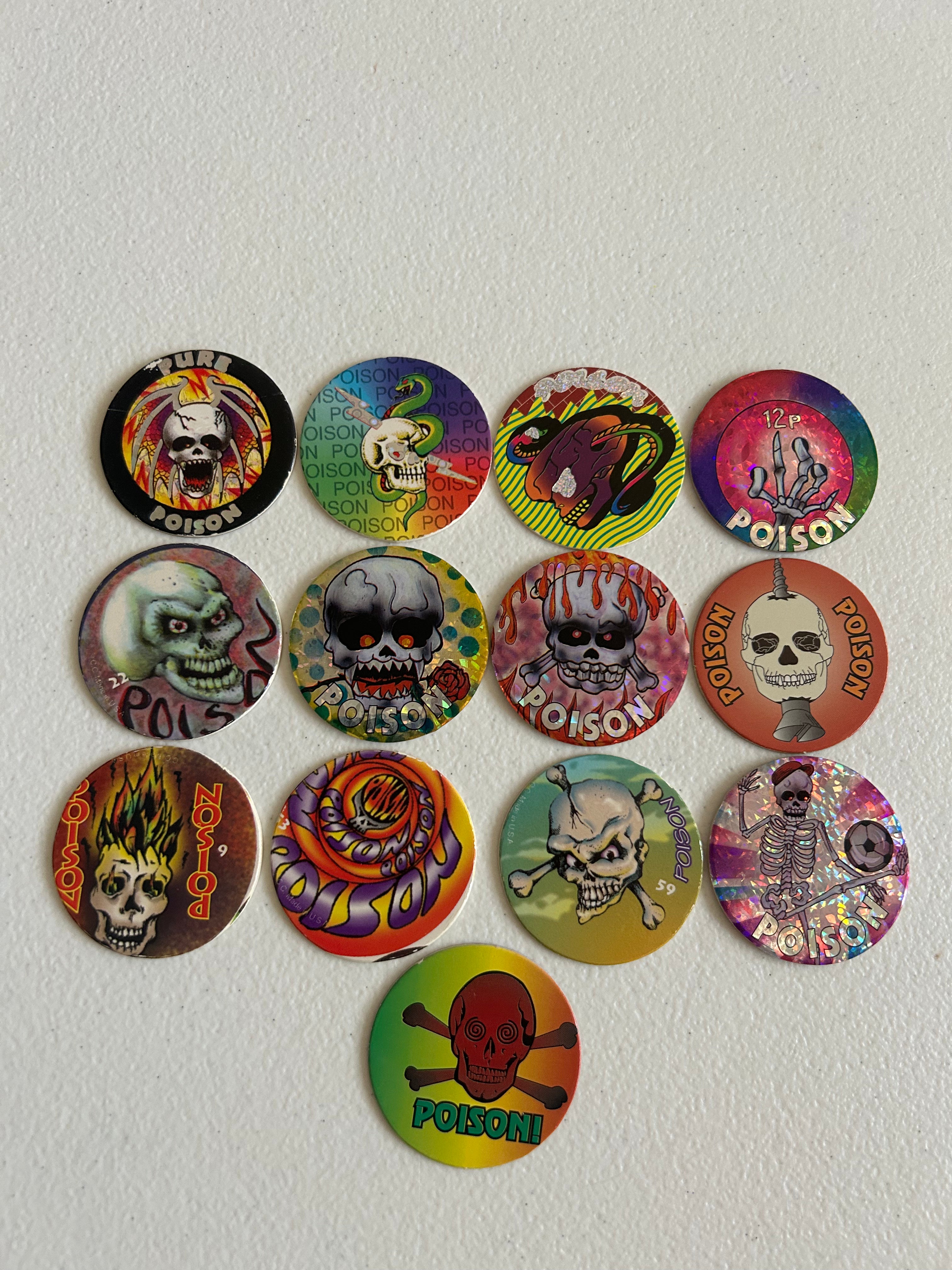Poison POGS set