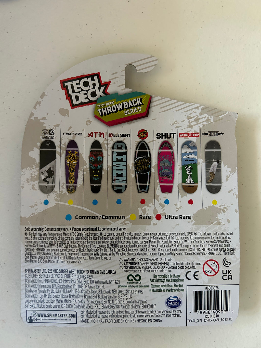 Tech deck -Santa Cruz (ultra rare)